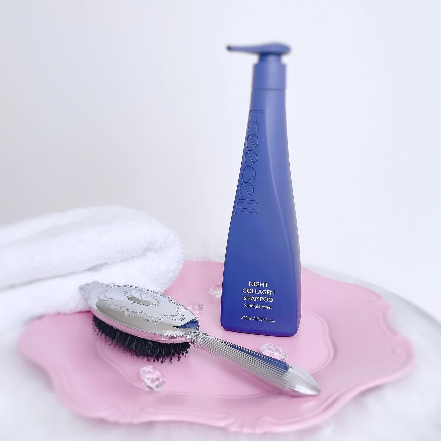 ナイトコラーゲンシャンプーミッドナイトフォレスト/treecell/市販シャンプーを使ったクチコミ（1枚目）