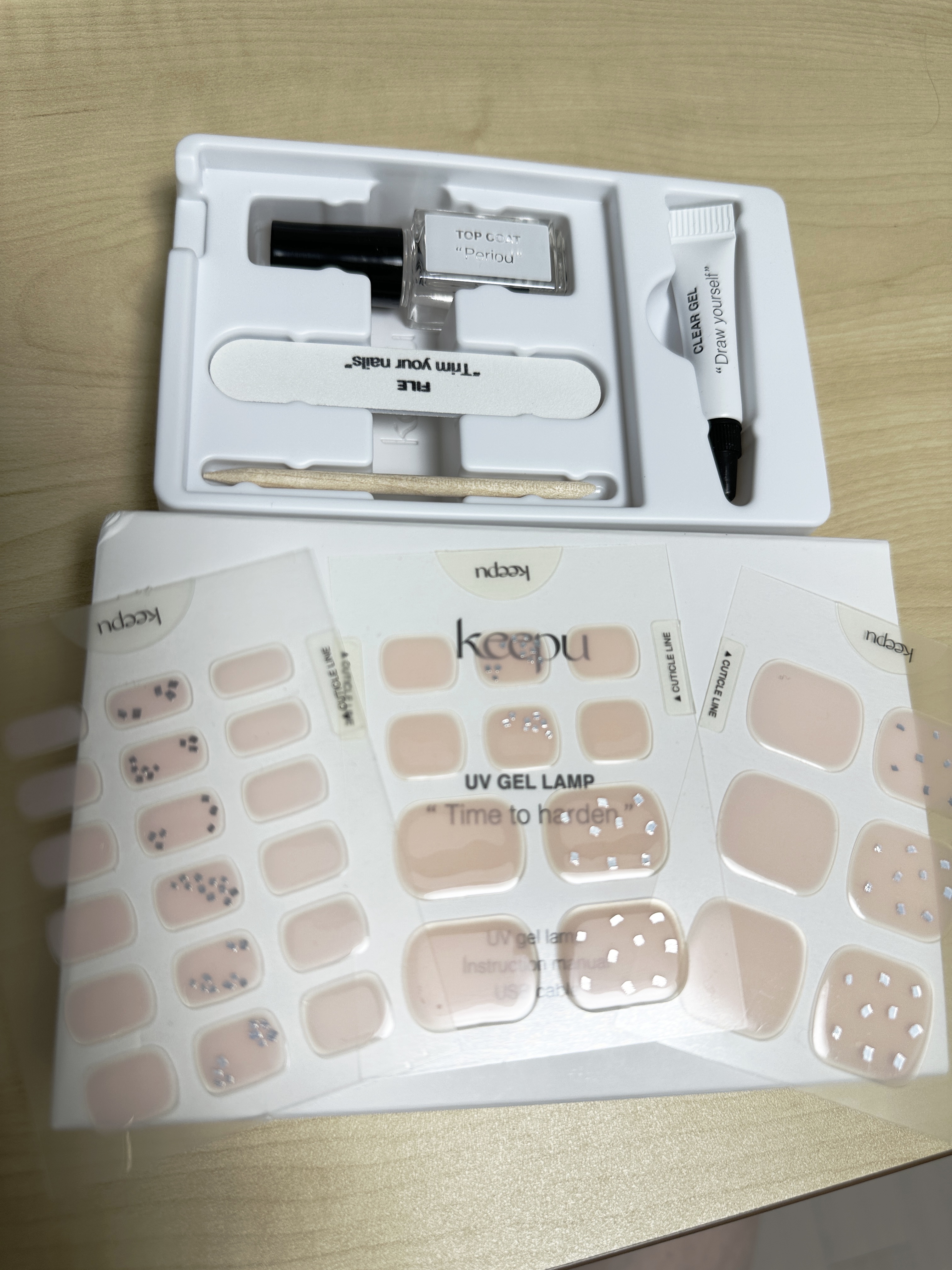 セルフカスタム ネイルシール/KEEPU/ネイルシールを使ったクチコミ（2枚目）