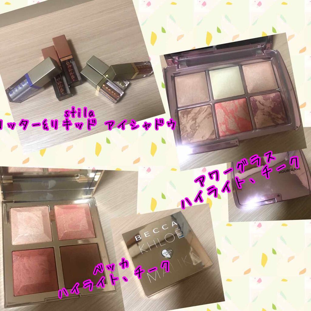 グリッター&グロウ リキッドアイシャドウ/stila/グリッターを使ったクチコミ(4枚目)