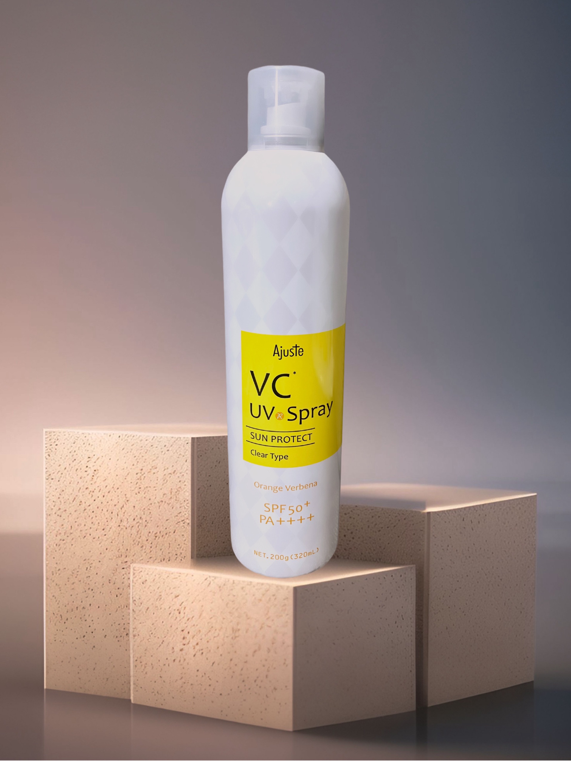 Ajuste(アジャステ) エアリータッチ UVスプレー VCのクチコミ「シューッとお手軽なスプレー式日焼け止め❣️
全身に使えて手が汚れない❣️
しかも大容量❣️

.....」（1枚目）