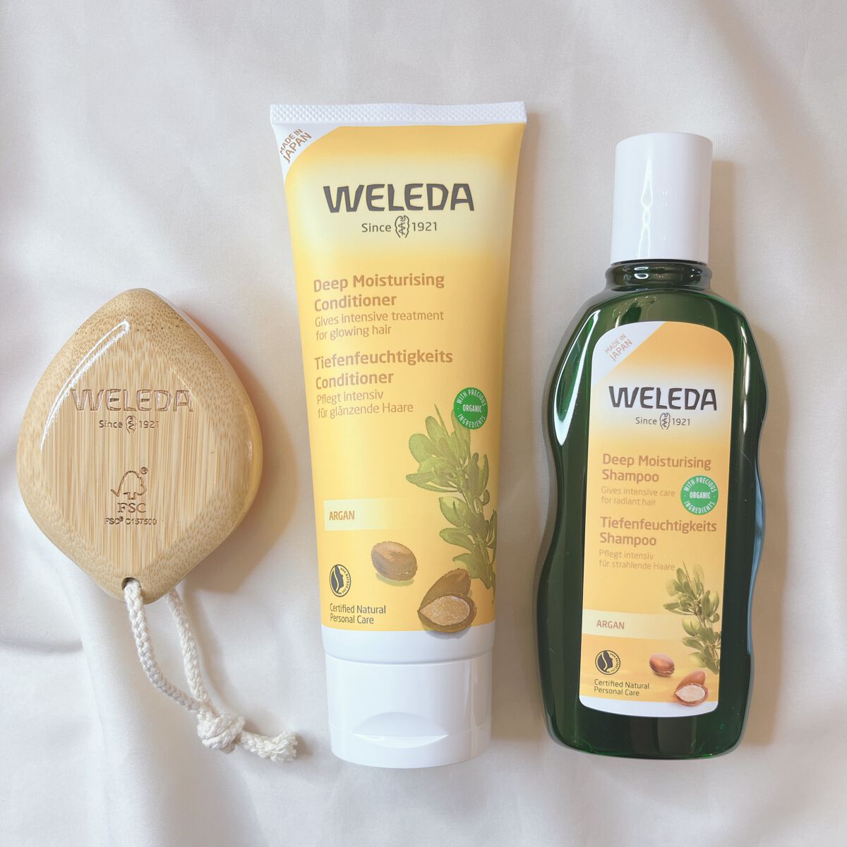アルガン ヘアシャンプー／ヘアコンディショナー/WELEDA/市販シャンプーを使ったクチコミ（2枚目）