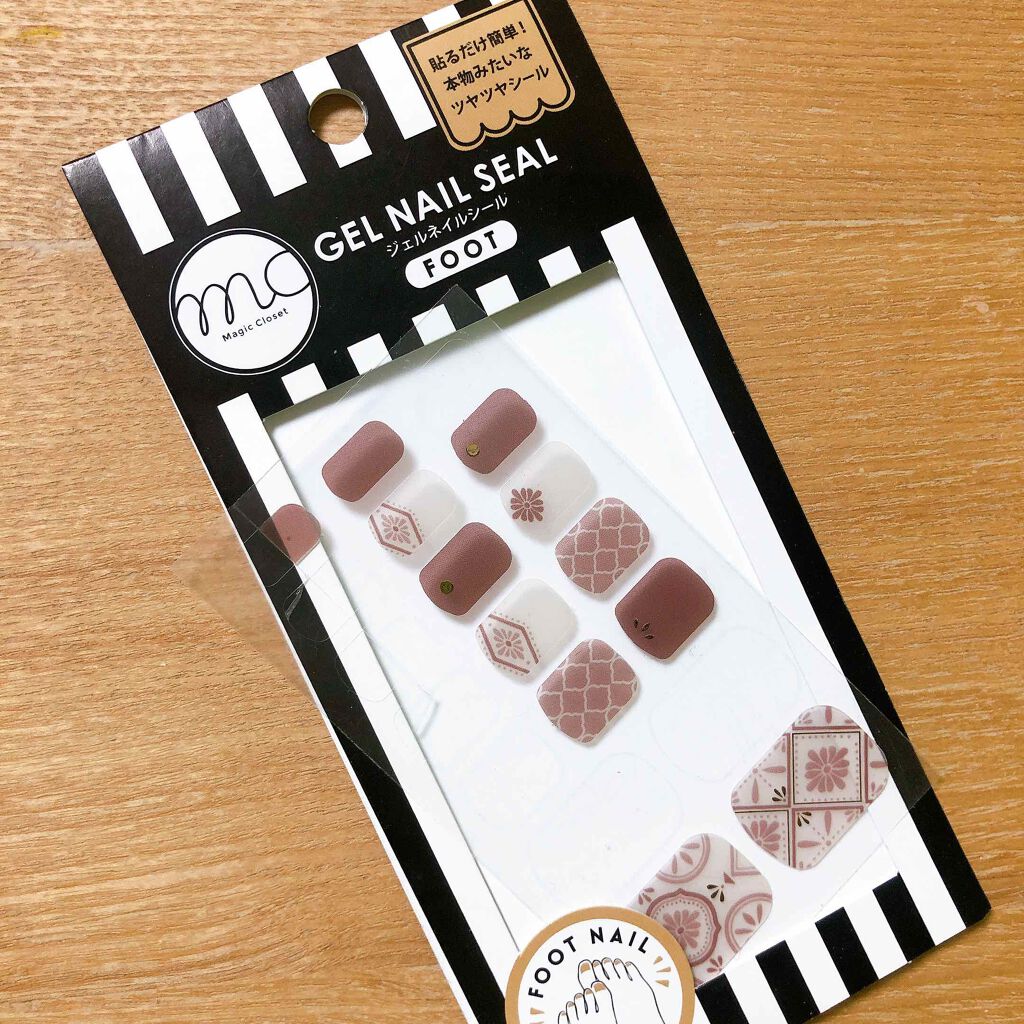 mc ジェルネイルシール/3COINS/ネイルシールを使ったクチコミ（3枚目）