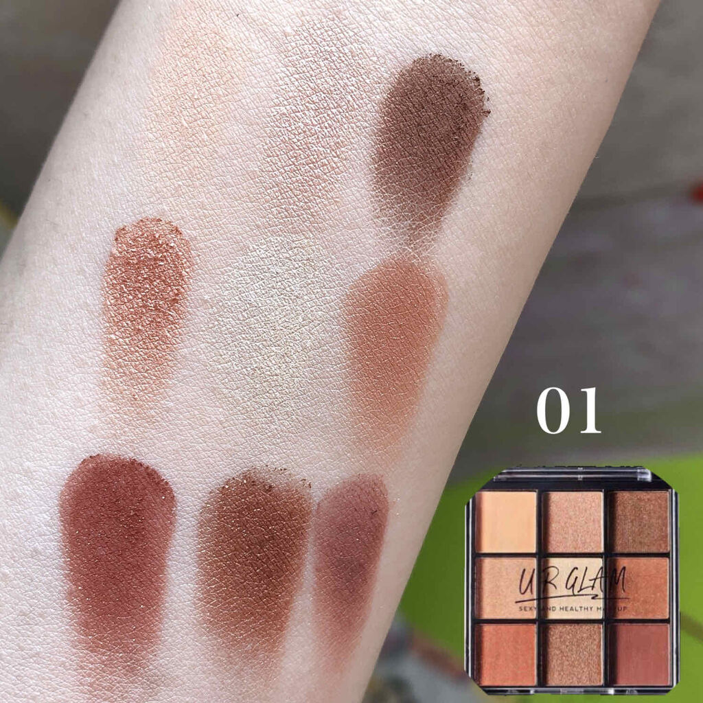 UR GLAM　BLOOMING EYE COLOR PALETTE/U R GLAM/アイシャドウパレットを使ったクチコミ（2枚目）