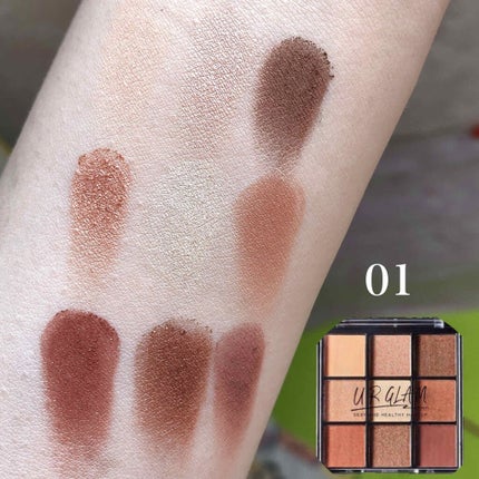 UR GLAM BLOOMING EYE COLOR PALETTE/U R GLAM/アイシャドウパレットを使ったクチコミ(2枚目)