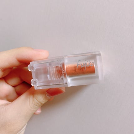 ミニエアリーディップパウダー/Fujiko/単色アイシャドウを使ったクチコミ(1枚目)