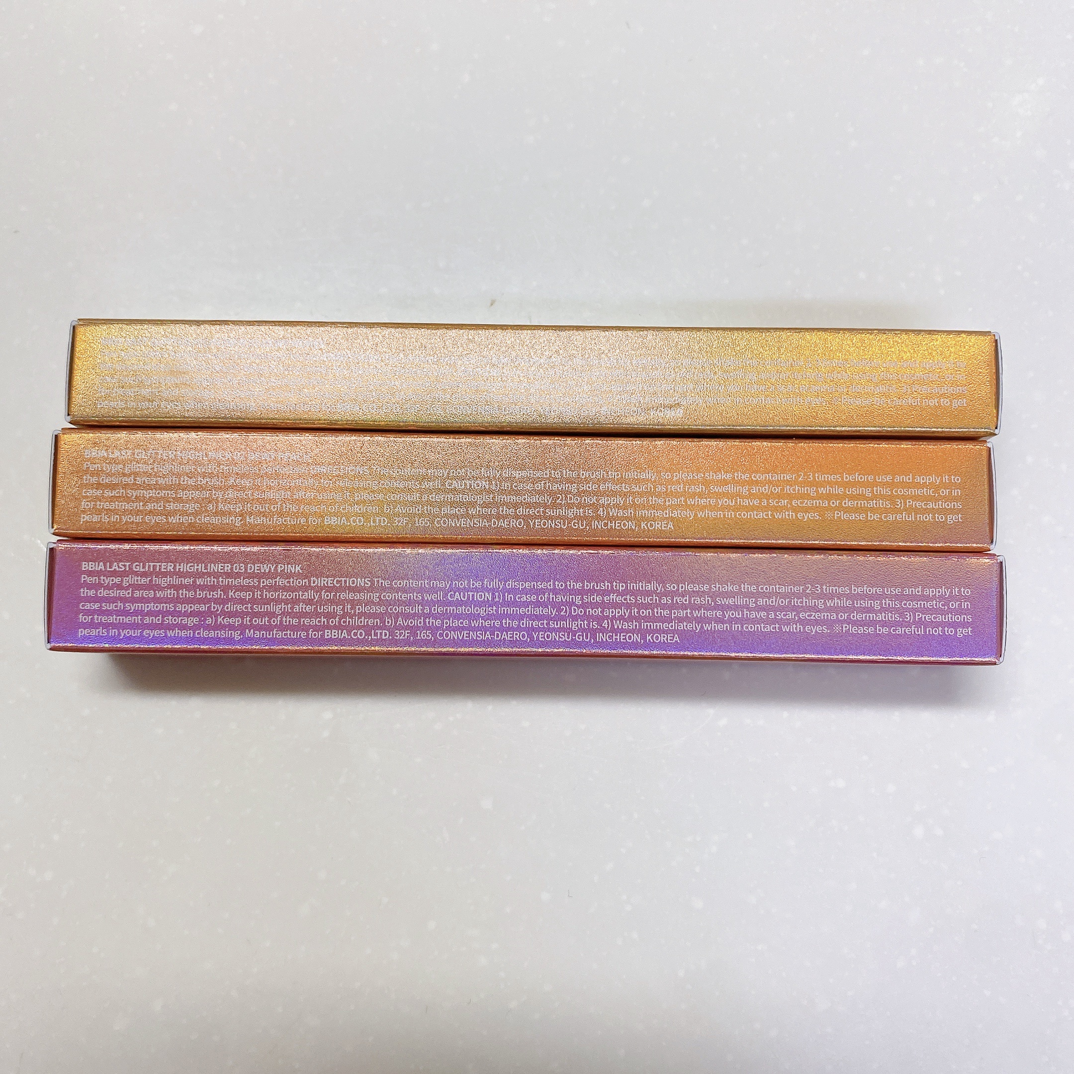 ラストグリッターハイライナー 03 デューイピンク/BBIA/リキッドアイライナーを使ったクチコミ（3枚目）