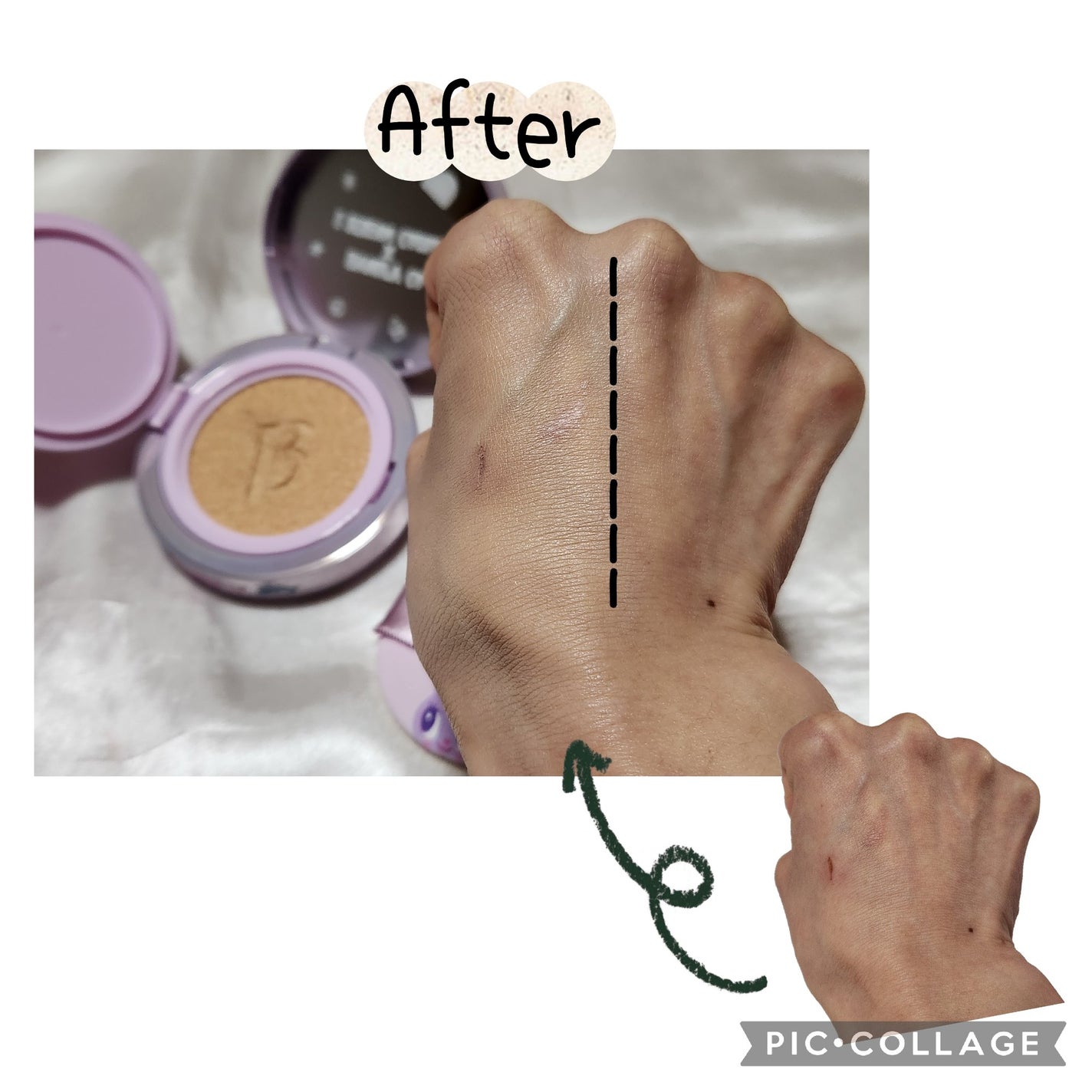 カバーリシャス アルティメット ホワイトクッション モイスチャー/BANILA CO/クッションファンデーションを使ったクチコミ(5枚目)