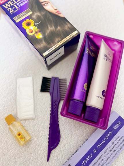 ウエラ ウエラトーン ツープラスワン クリームタイプのクチコミ「前に薬局で一度買ってから、
継続的に愛用中❣️
日本人の髪に合わせたカラーで、
全25種類も.....」(2枚目)