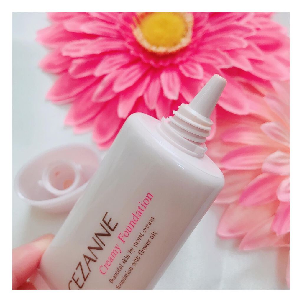 クリーミィファンデーション 00 明るい ベージュ系/CEZANNE/クリーム・エマルジョンファンデーションを使ったクチコミ（3枚目）