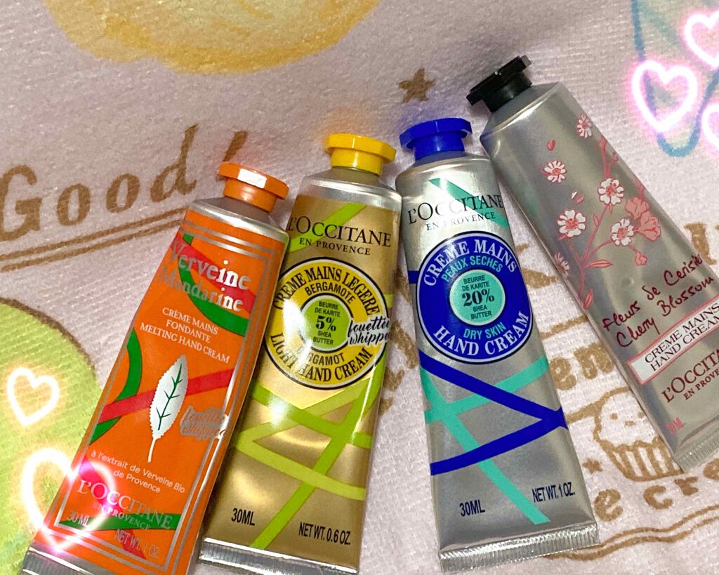 チェリーブロッサム ソフトハンドクリーム/L'OCCITANE/ハンドクリームを使ったクチコミ（1枚目）