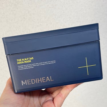 MEDIHEAL THE N.M.F 365 アクアマスクのクチコミ「この季節の毎朝の保湿にケアにぴったり✨✨


💙MEDIHEAL
💙THE N.M.F 365.....」（2枚目）