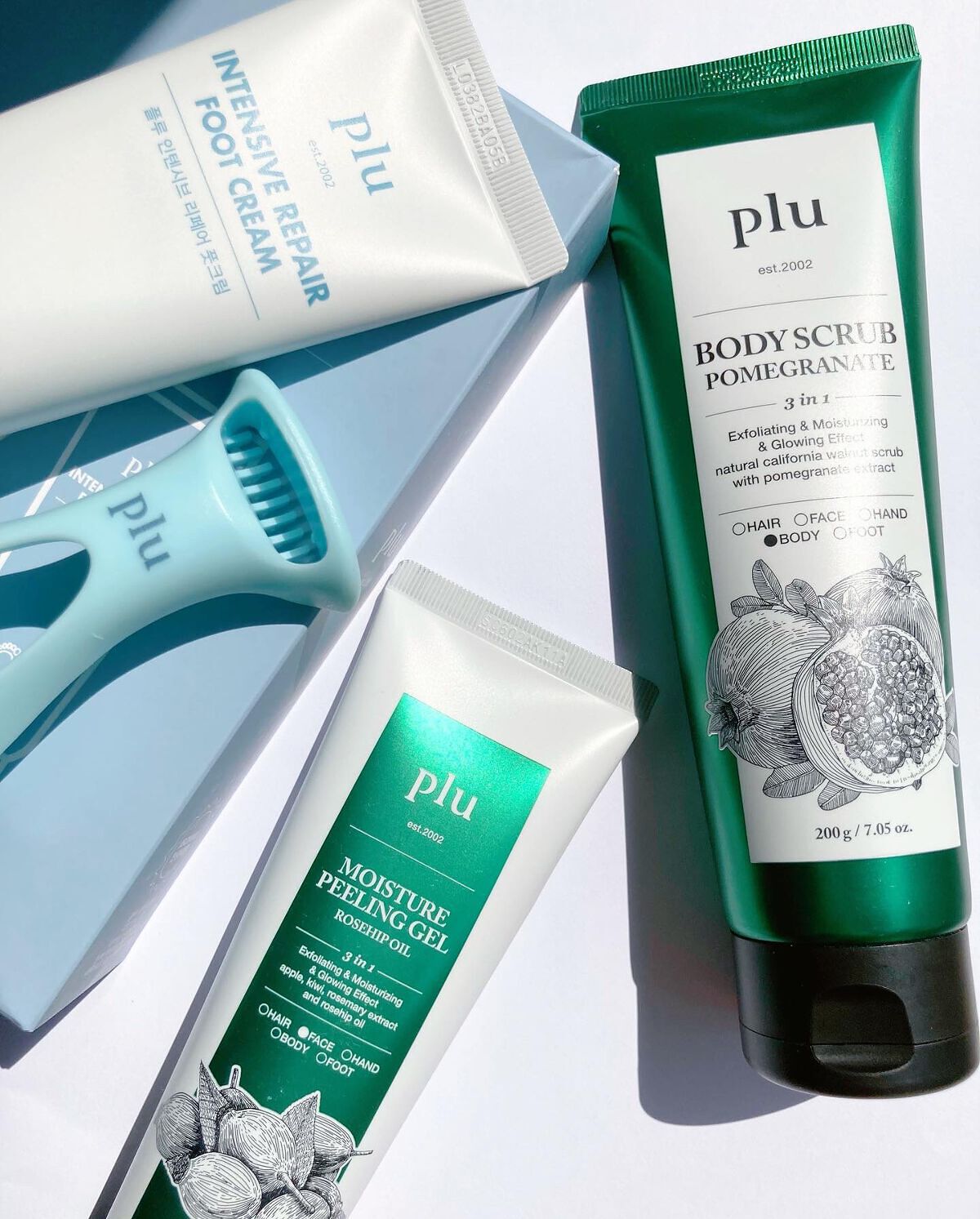 ボディスクラブオリジナル ザクロ /plu/ボディクリームを使ったクチコミ(4枚目)