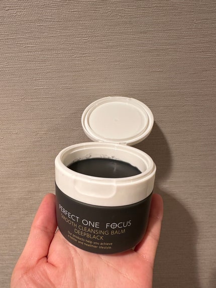 パーフェクトワンフォーカス スムースクレンジングバーム ディープブラック/PERFECT ONE  FOCUS/クレンジングバームを使ったクチコミ(1枚目)