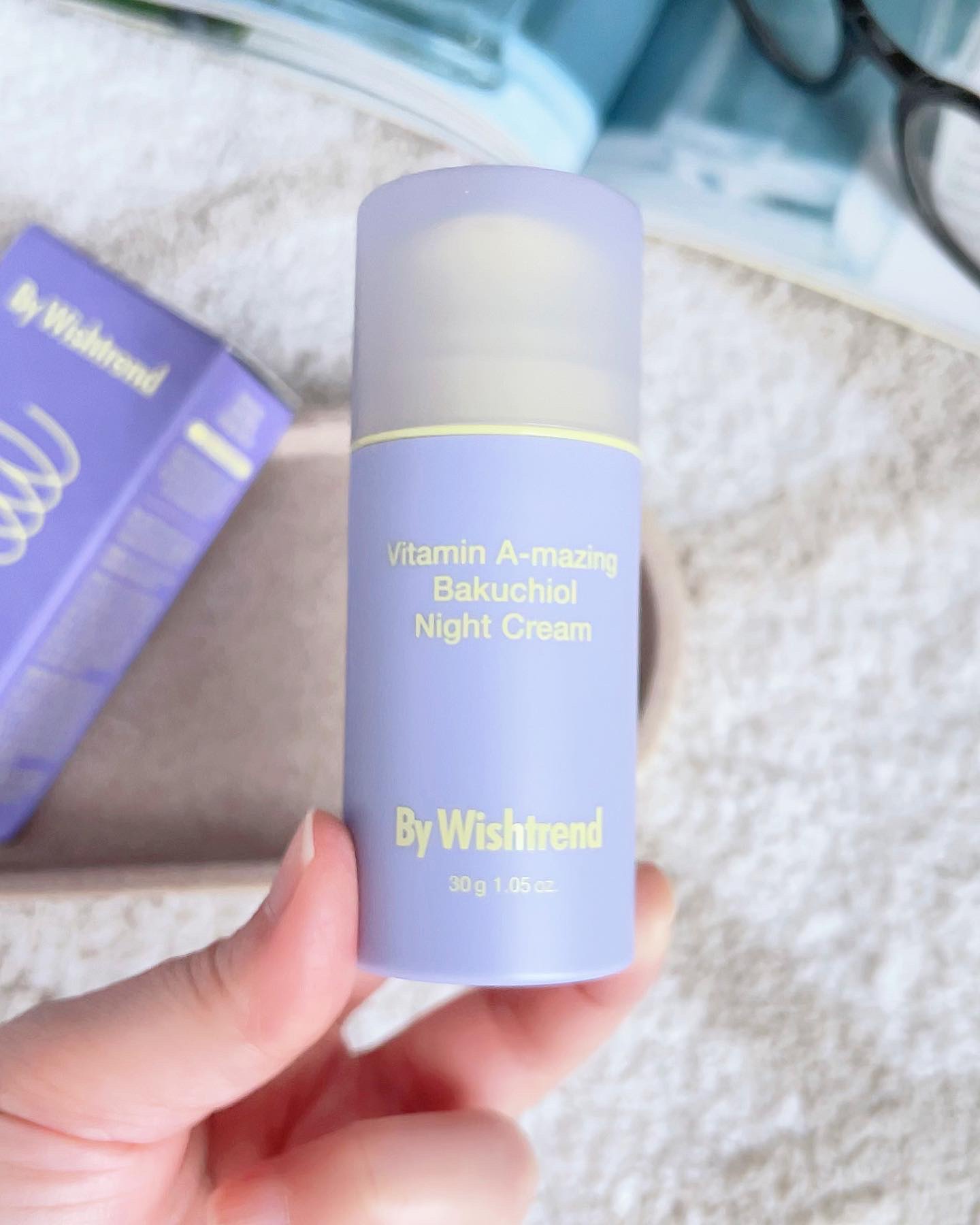 ビタミンA-mazingバクチオールナイトクリーム/By Wishtrend/フェイスクリームを使ったクチコミ（2枚目）