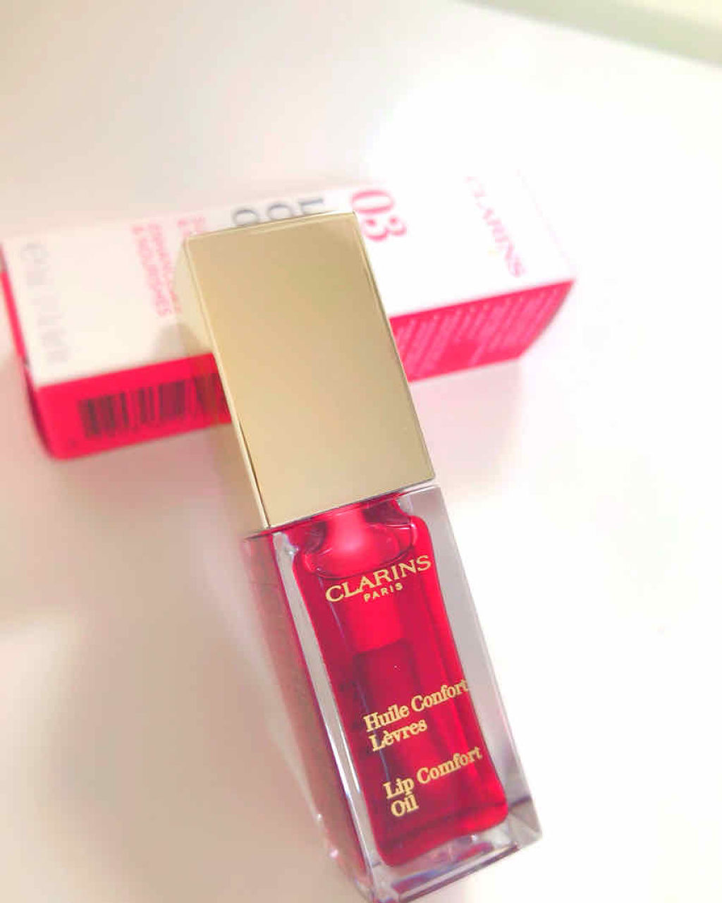 コンフォート リップオイル /CLARINS/リップグロスを使ったクチコミ（1枚目）