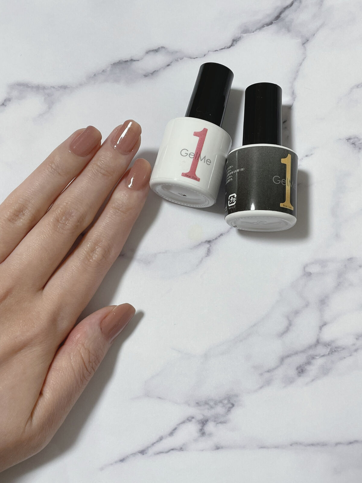 ジェルネイル GM82 ペタルピンク/ジェルミーワン/ジェルネイルを使ったクチコミ（1枚目）