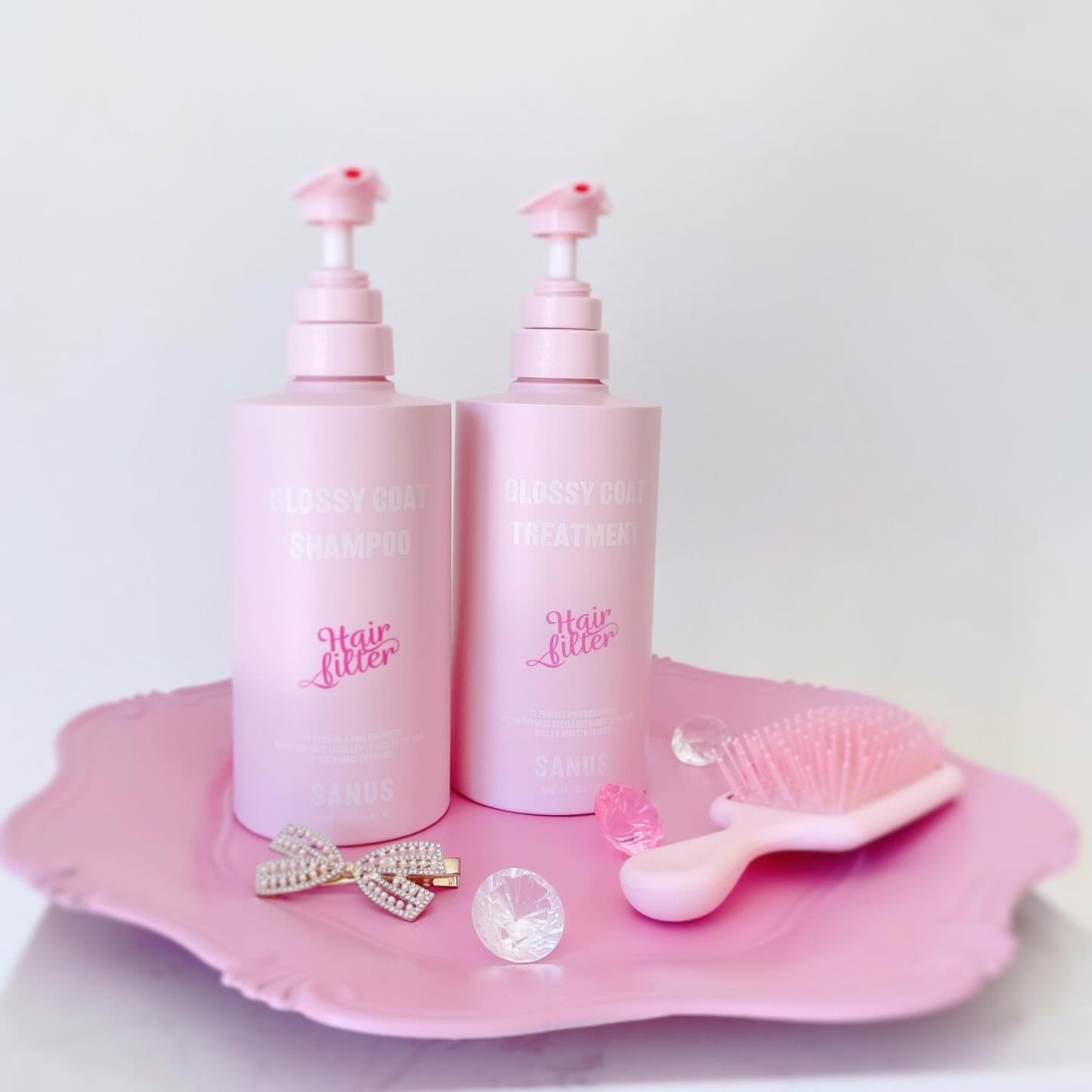 GLOSSY COAT SHAMPOO / TREATMENT/SANUS HAIR FILTER/市販シャンプーを使ったクチコミ(1枚目)