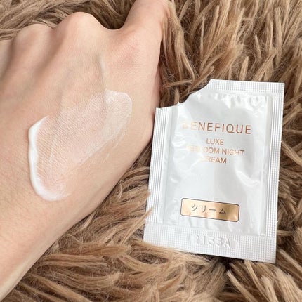 リュクス リブルームナイトクリーム/BENEFIQUE/フェイスクリームを使ったクチコミ(3枚目)