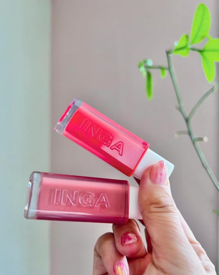 ウォーターグローリップティント/INGA/リップティントを使ったクチコミ(5枚目)