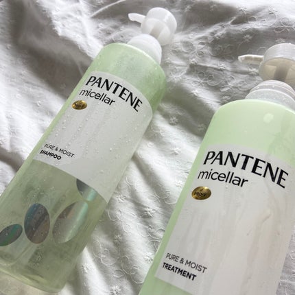 PRO-V ミセラー ピュア&モイスト ノンシリコンシャンプー/トリートメント/パンテーン/市販シャンプーを使ったクチコミ(1枚目)