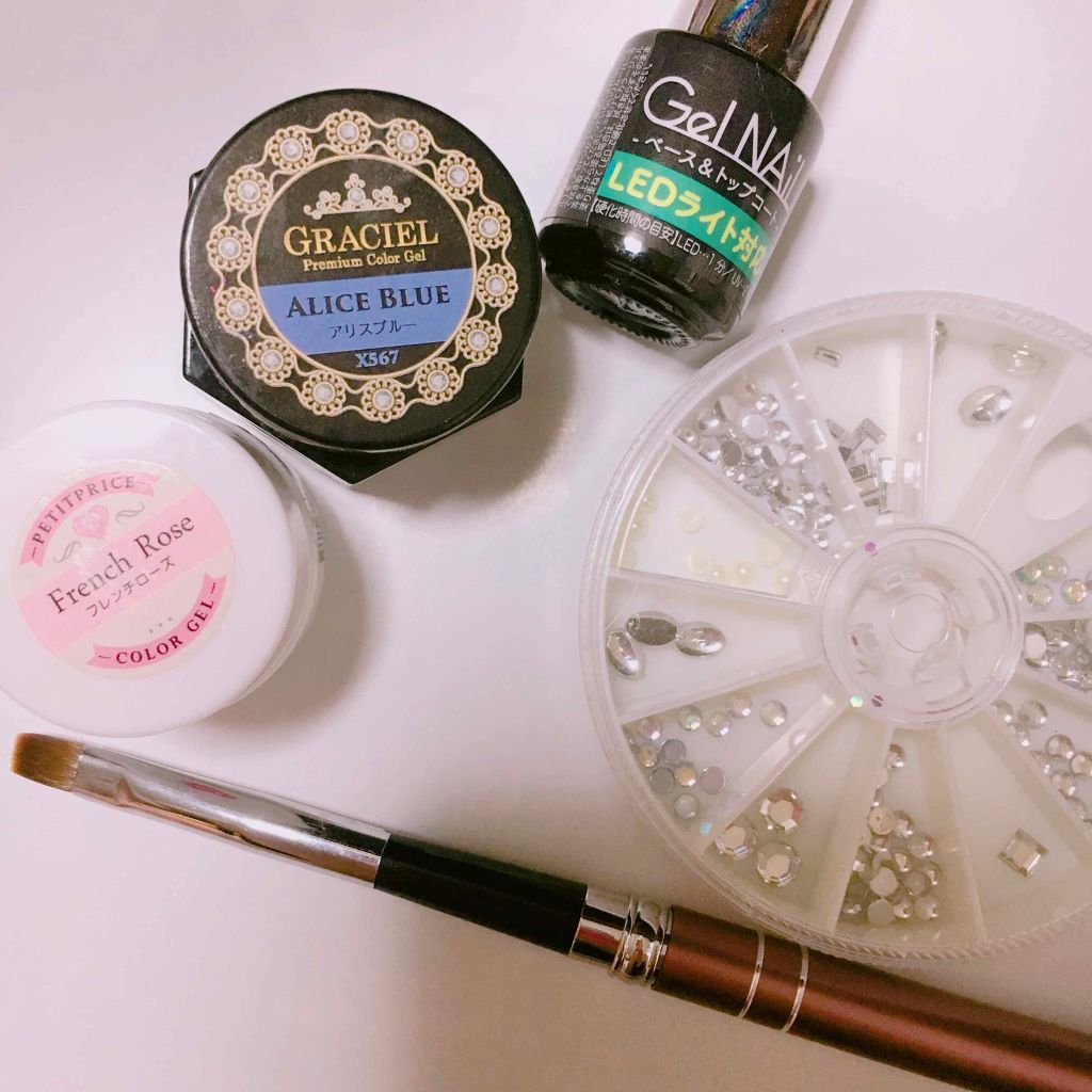 ジェルネイル（ライト対応）/セリア/ジェルネイルを使ったクチコミ（2枚目）