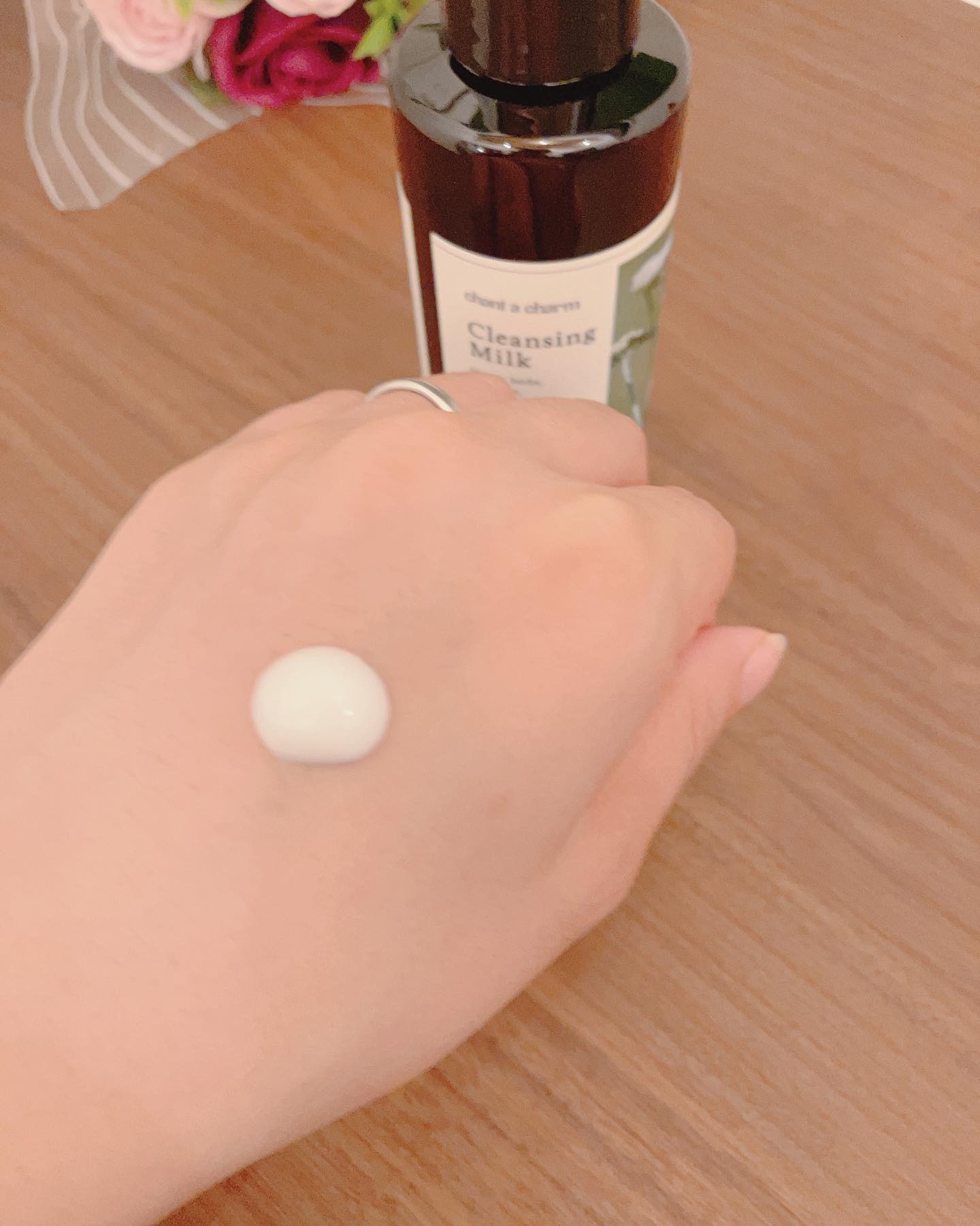 クレンジングミルク/chant a charm /ミルククレンジングを使ったクチコミ（3枚目）