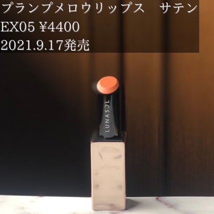 プランプメロウリップス サテン/LUNASOL/口紅を使ったクチコミ(2枚目)