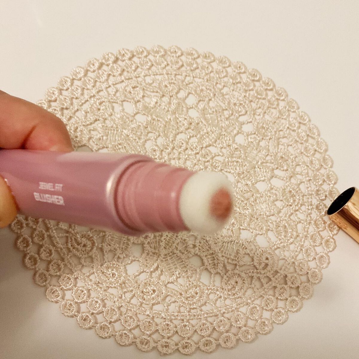 ジュエル フィット ブラッシャー/jenny house/リキッドチークを使ったクチコミ（3枚目）