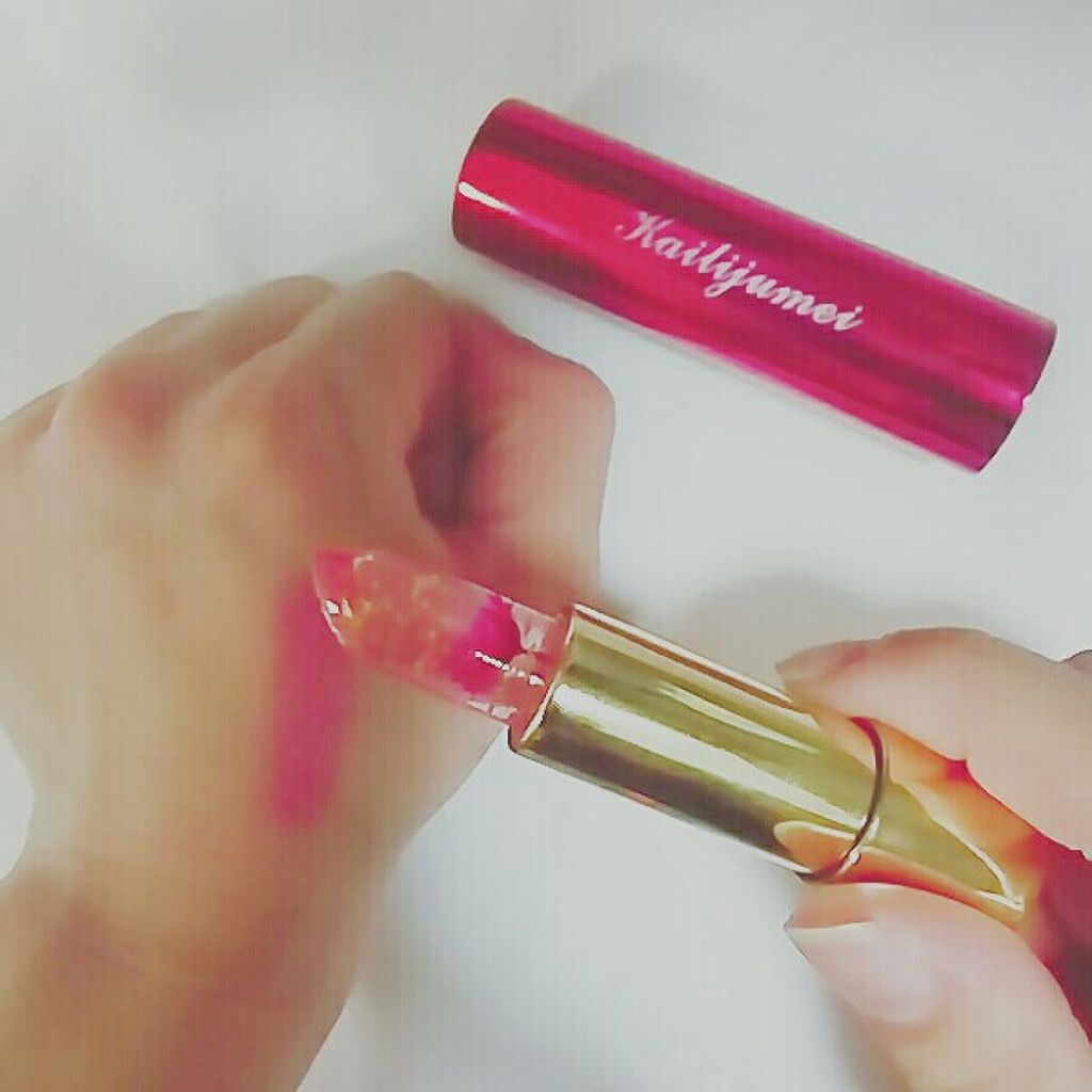 フラワーリップスティック/Kailijumei/口紅を使ったクチコミ(2枚目)
