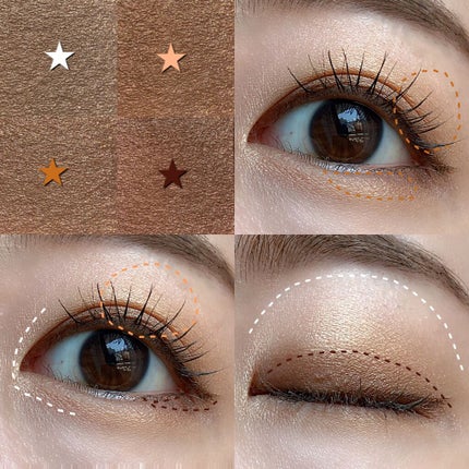 シルキースフレアイズ/キャンメイク/アイシャドウパレットを使ったクチコミ(4枚目)