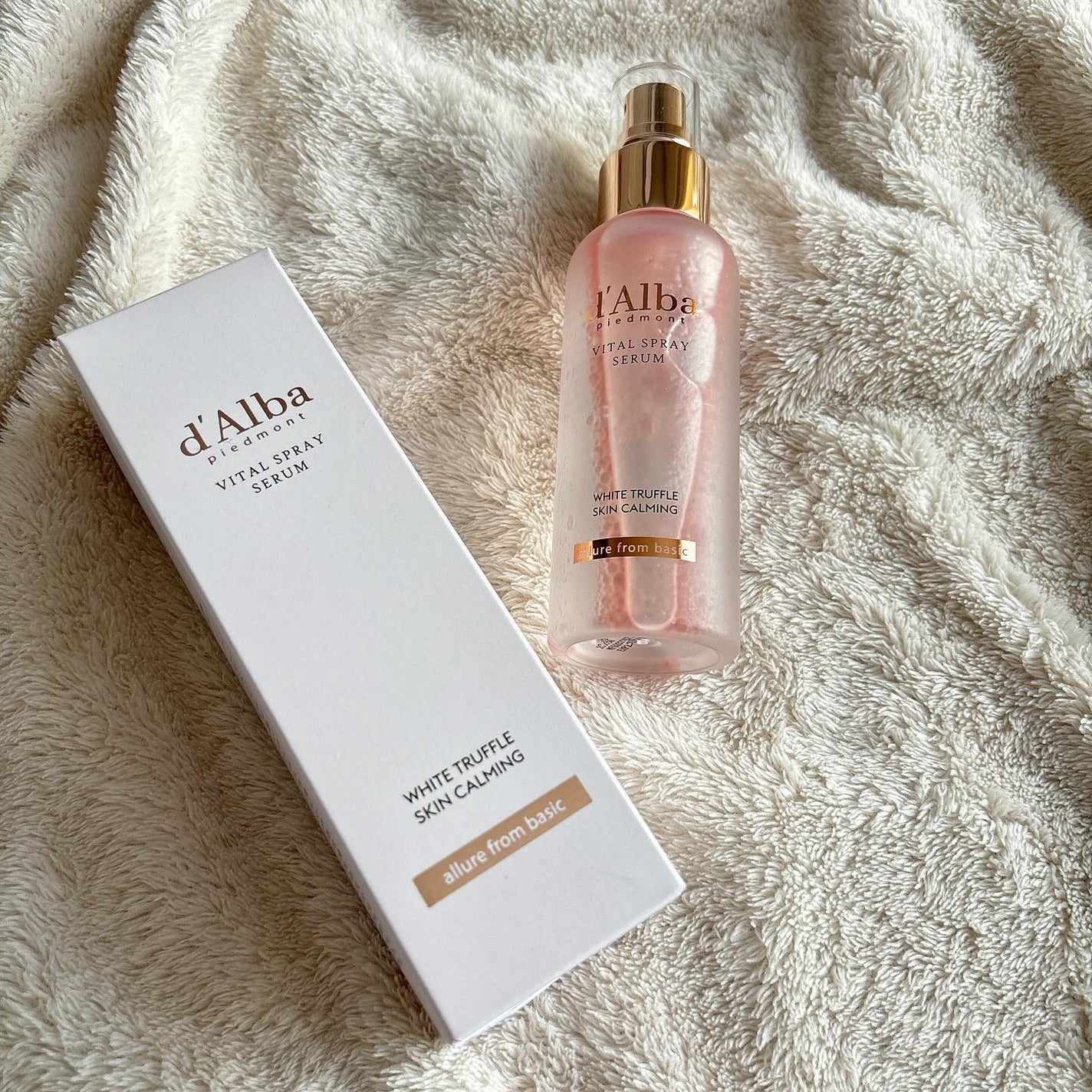 ダルバ ホワイトトリュフバイタルスプレーセラム/ダルバ/ミスト状化粧水を使ったクチコミ(1枚目)
