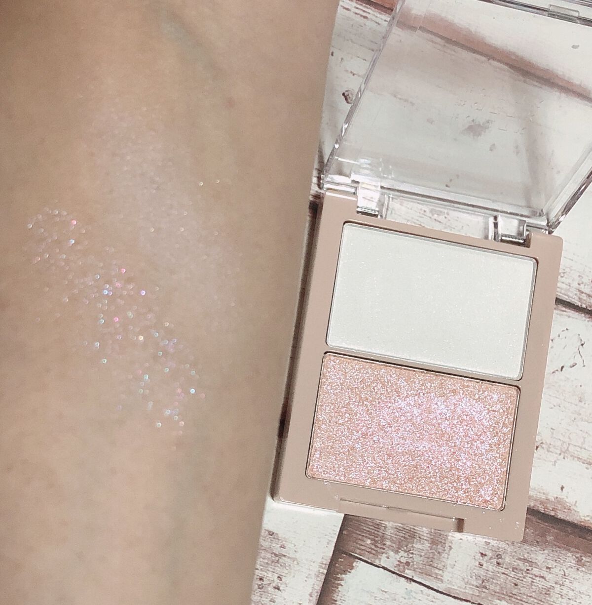 N&D パールハイライト/aZTK/パウダーハイライトを使ったクチコミ(4枚目)