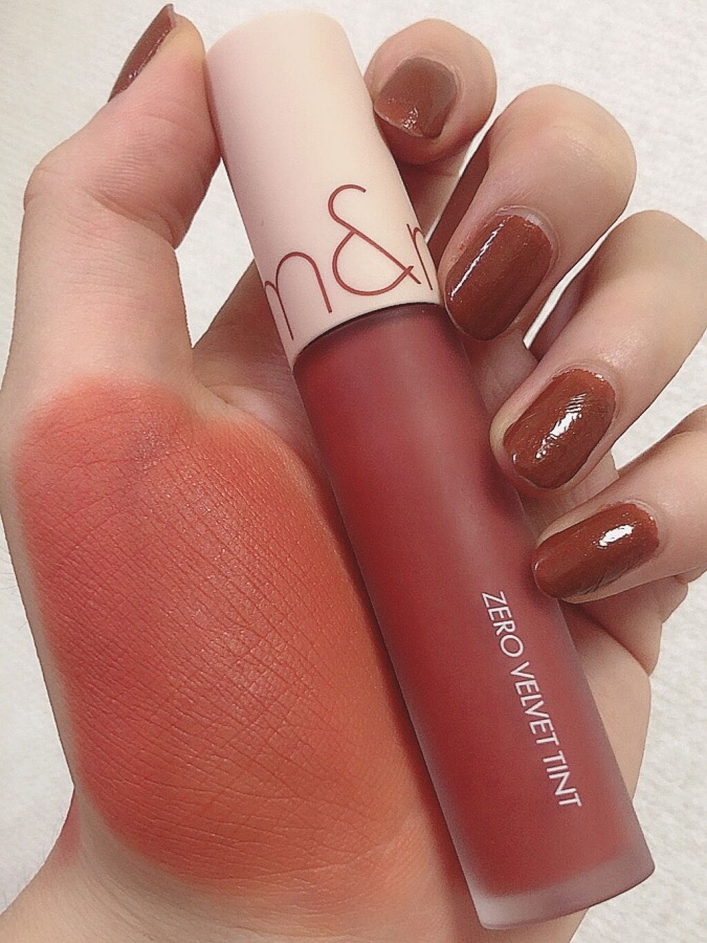 ゼロベルベットティント/rom&nd/リップティントを使ったクチコミ（3枚目）