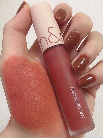 ゼロベルベットティント/rom&nd/リップティントを使ったクチコミ(3枚目)