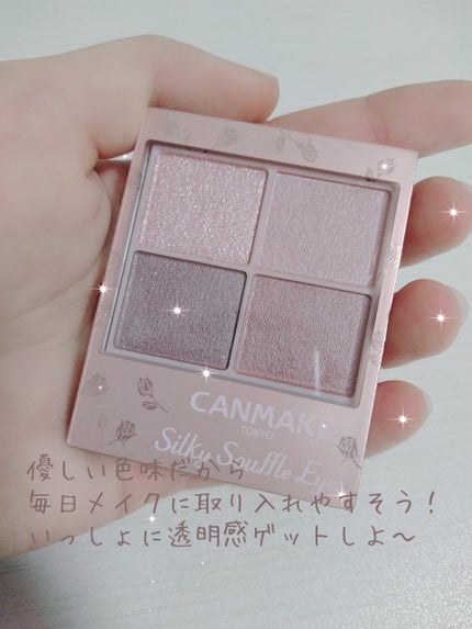 シルキースフレアイズ(マットタイプ)/キャンメイク/アイシャドウパレットを使ったクチコミ(5枚目)