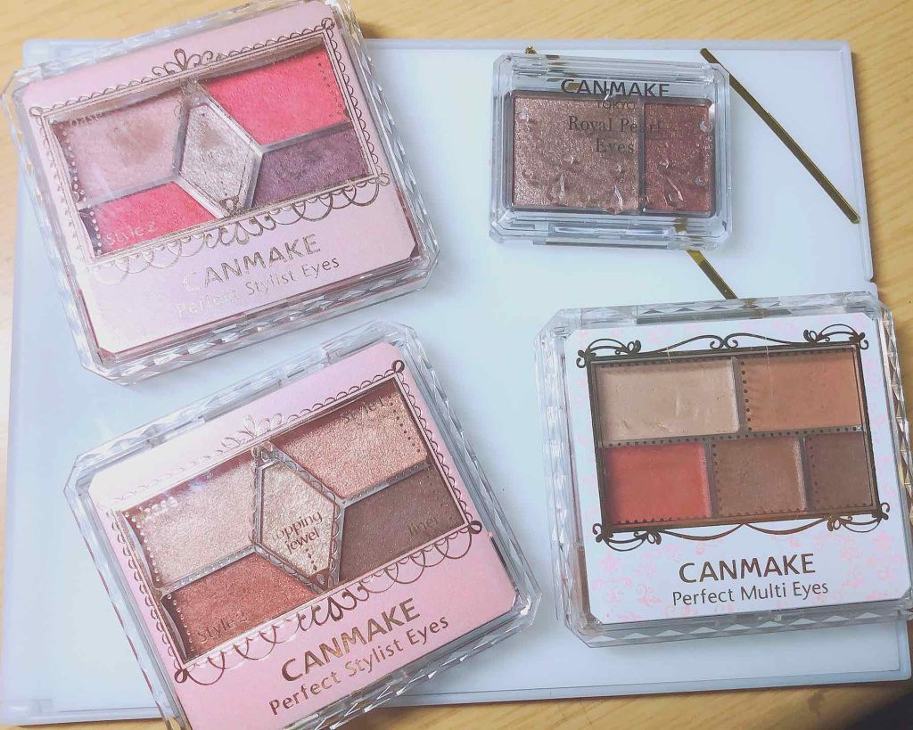 【旧品】パーフェクトスタイリストアイズ/キャンメイク/アイシャドウパレットを使ったクチコミ(1枚目)