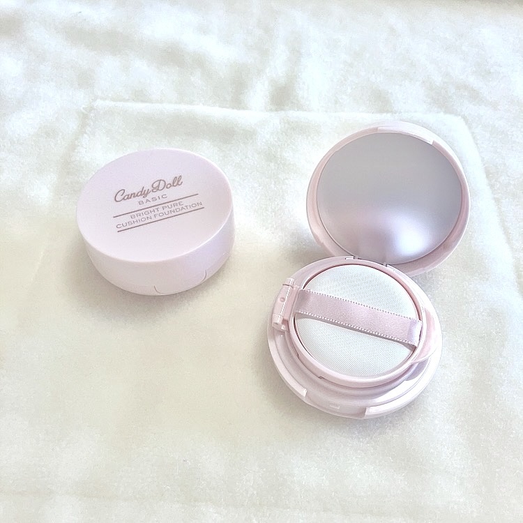 ブライトピュアクッションファンデーション/CandyDoll/クッションファンデーションを使ったクチコミ（2枚目）