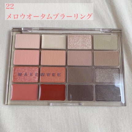 ソフトブラーリングアイパレット/wakemake/アイシャドウパレットを使ったクチコミ(6枚目)