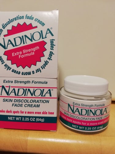 SKIN DISCOLORATION FADE CREAM/Nadinola/フェイスクリームを使ったクチコミ（1枚目）