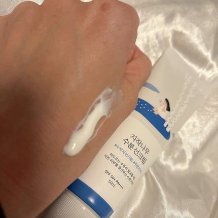 白樺水分uvクリーム/ROUND LAB/日焼け止めクリームを使ったクチコミ(2枚目)