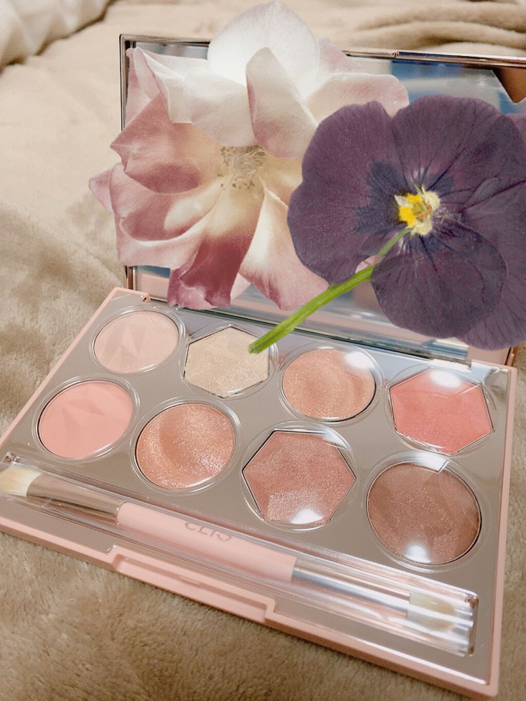 プリズム エアー アイ パレット/CLIO/アイシャドウパレットを使ったクチコミ（2枚目）