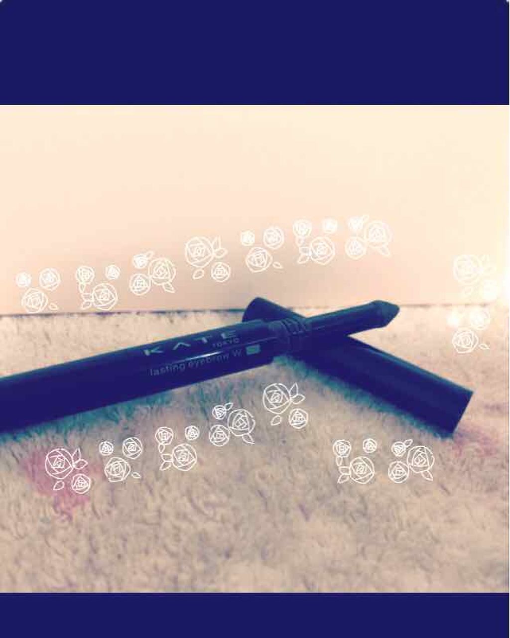 ラスティングデザインアイブロウW N(FL）/KATE/パウダーアイブロウを使ったクチコミ（2枚目）