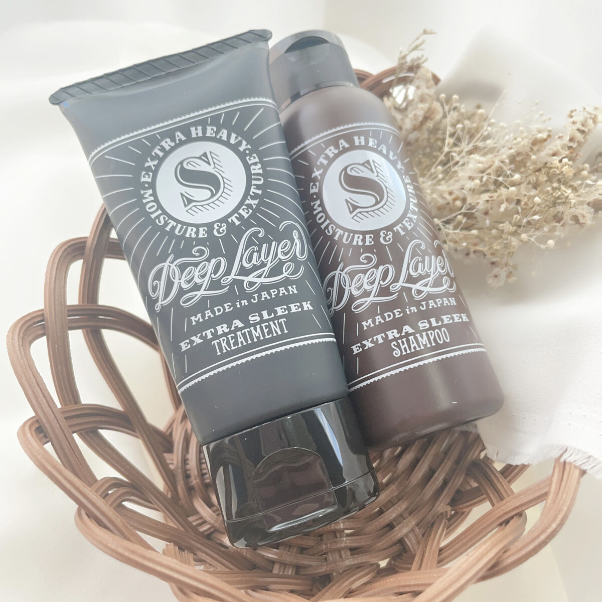 DeepLayer ディープレイヤー シャンプーExS(R) /トリートメントExS(R) のクチコミ「＼　お家ケアで美容院帰りのような指通りへ　／


✔️DeepLayer
　　シャンプーExS.....」（3枚目）