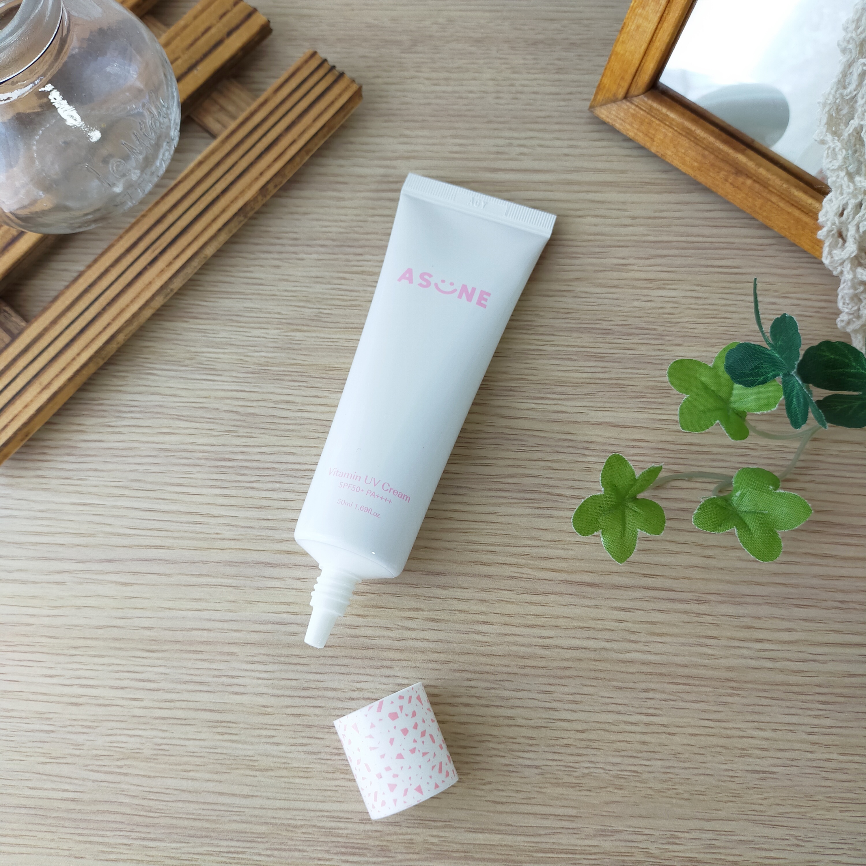 ビタミン UVクリーム/ASUNE /日焼け止めクリームを使ったクチコミ（1枚目）