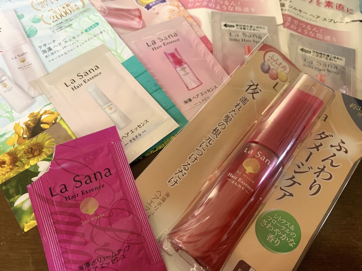 海藻 ヘア エッセンス しっとり/ラサーナ/ヘアオイルを使ったクチコミ（1枚目）