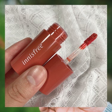 innisfree ビビッド シャイン ティントのクチコミ「\純粋な少女リップ👧/

今回紹介するリップティントは
innisfreeのビビットシャインテ.....」（3枚目）