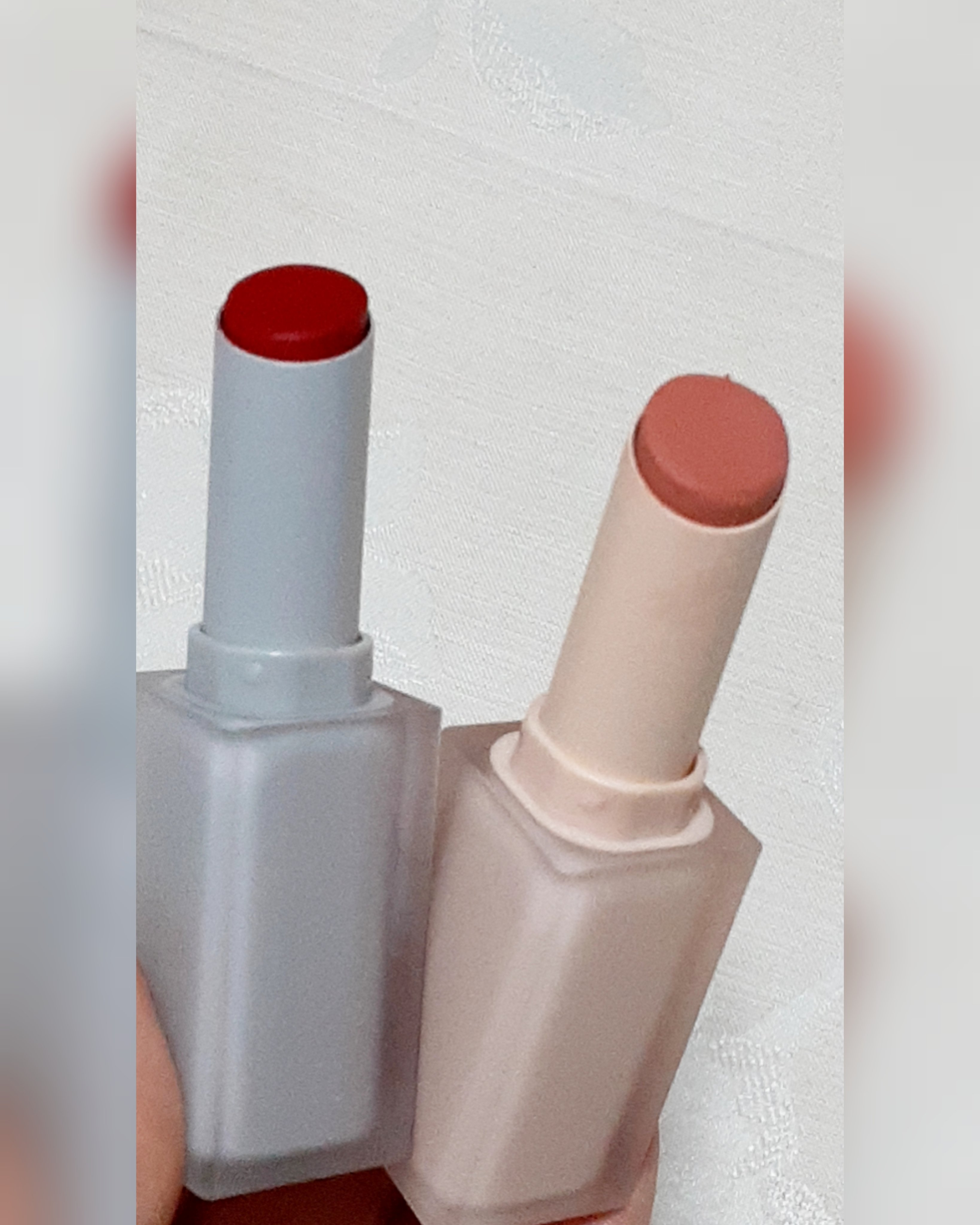 ゼロマットリップスティック 16 ダズルレッド/rom&nd/口紅を使ったクチコミ（2枚目）