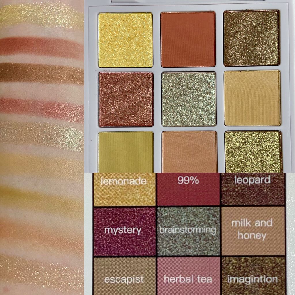 VenusMarble 9色アイシャドウパレット/Venus Marble/アイシャドウパレットを使ったクチコミ（2枚目）