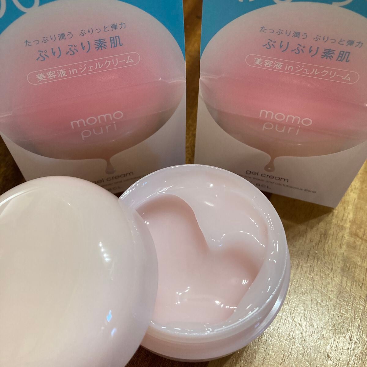 潤いジェルクリーム/ももぷり/オールインワン化粧品を使ったクチコミ(1枚目)