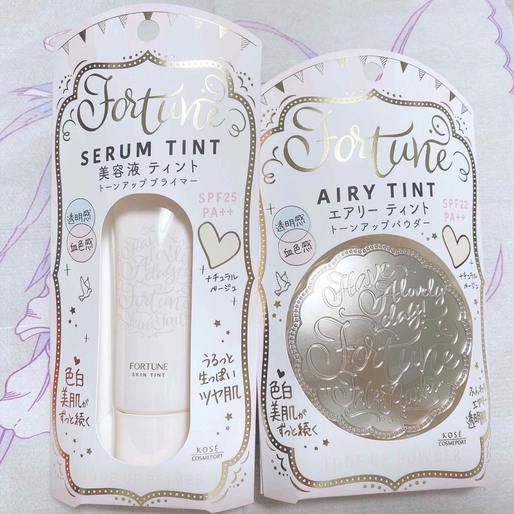 スキンティント トーンアップ パウダー(おしろい)/フォーチュン/プレストパウダーを使ったクチコミ（1枚目）